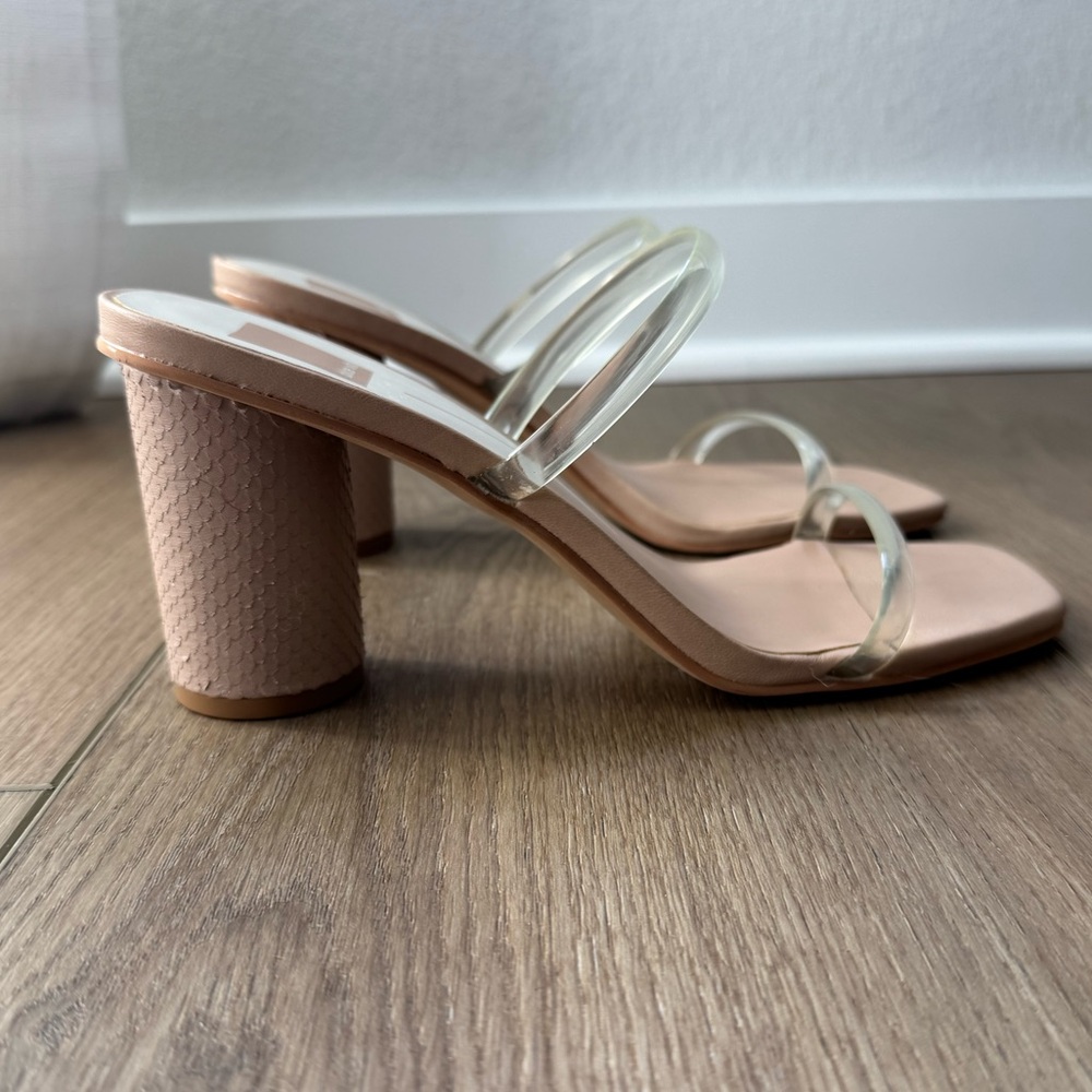 Dolce Vita Nude Heeled Sandals